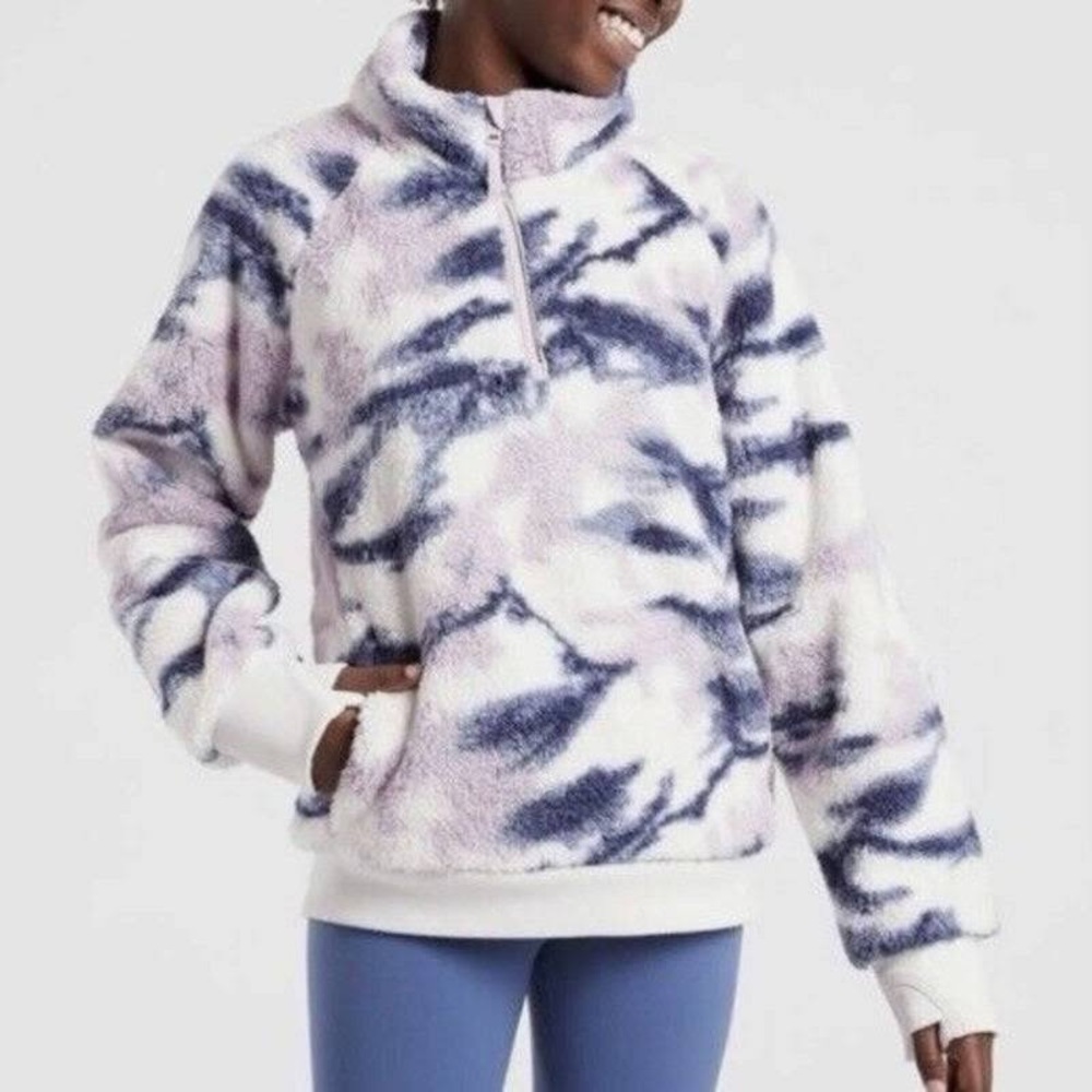 Athleta Girl Sherpa sweatshirt size large